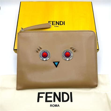 fendi monster pouch 2015 studded|Fendi Monster Bags for sale .